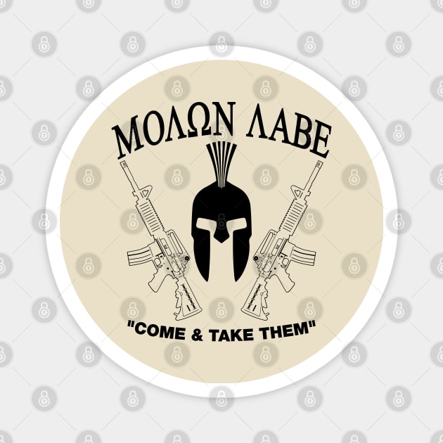 Mod.37 Molon Labe Greek Spartan Magnet by parashop